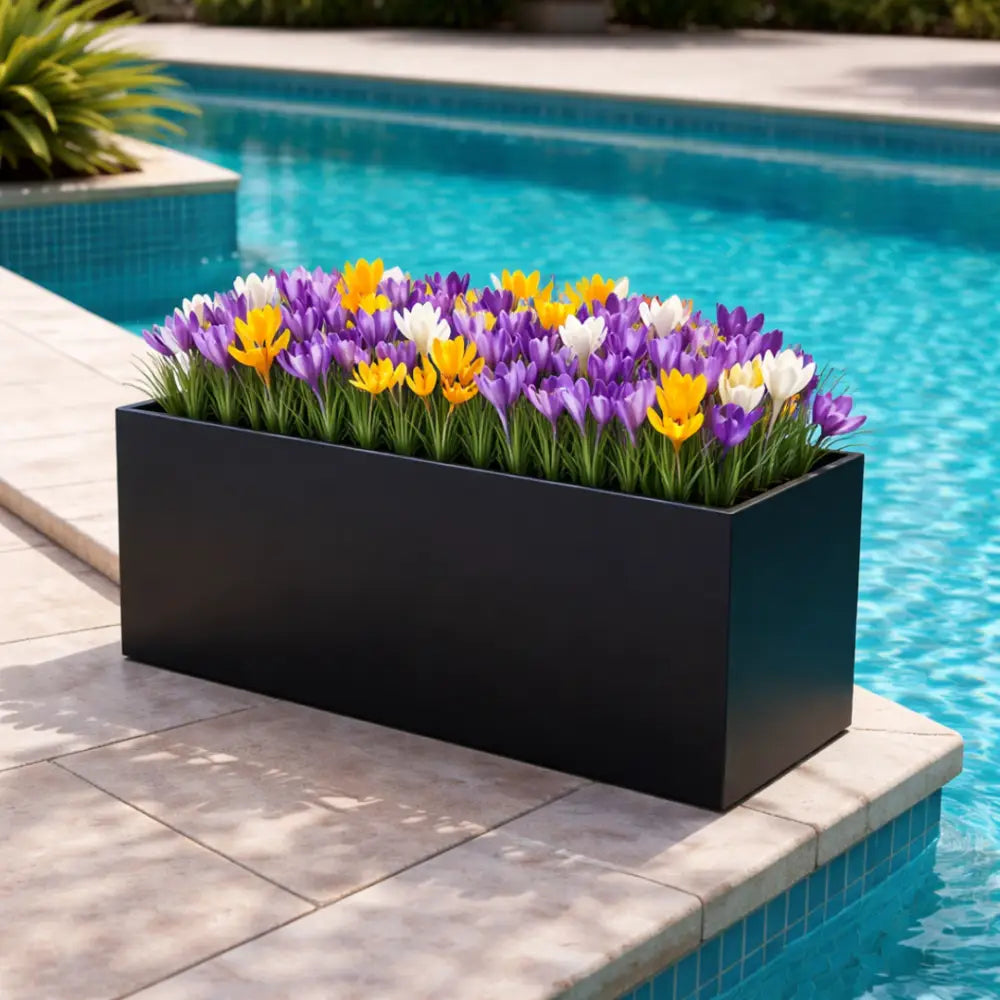 Jardinière rectangulaire hauteur 40 cm