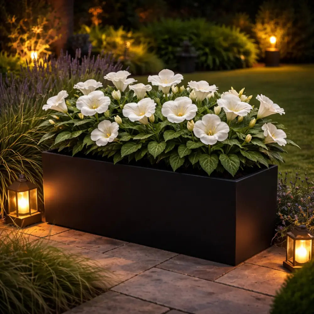 Jardinière rectangulaire hauteur 40 cm