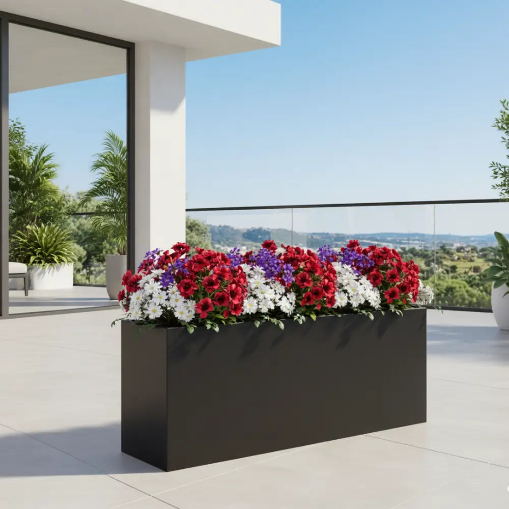 Jardinière rectangulaire hauteur 40 cm