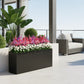 Jardinière rectangulaire hauteur 40 cm