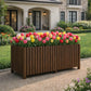 Jardinière sur pied bois