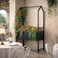 Jardinière sur pied en métal