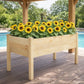 Jardinière surélevée en bois