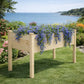 Jardinière surélevée en bois