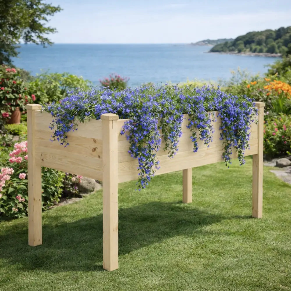 Jardinière surélevée en bois