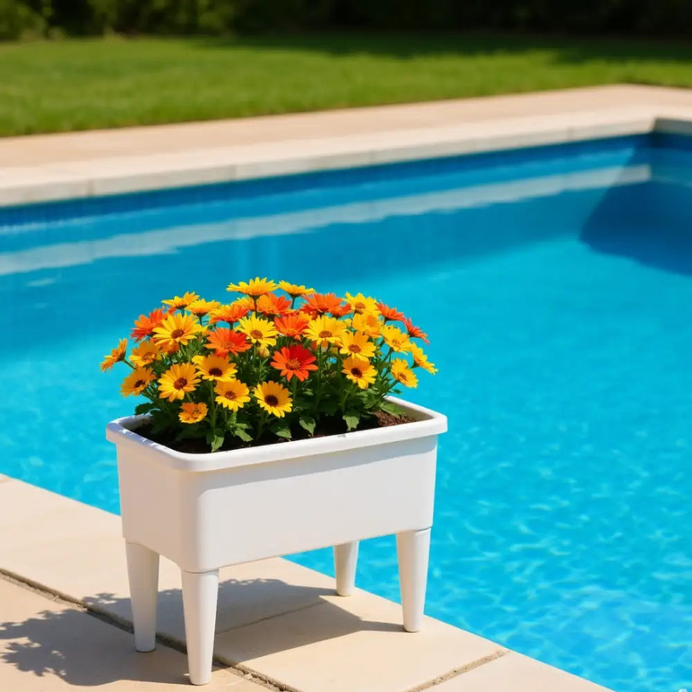 Jardinière surélevée en plastique