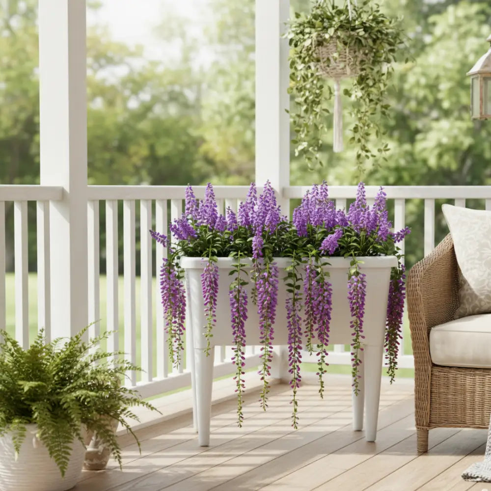 Jardinière surélevée en plastique
