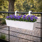Jardinière suspendue blanche