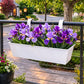 Jardinière suspendue blanche
