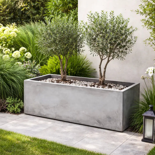 Jardinière xxl béton