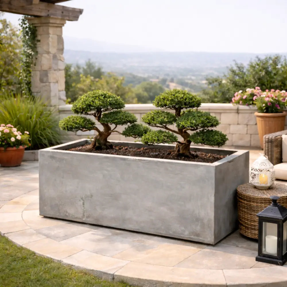 Jardinière xxl béton