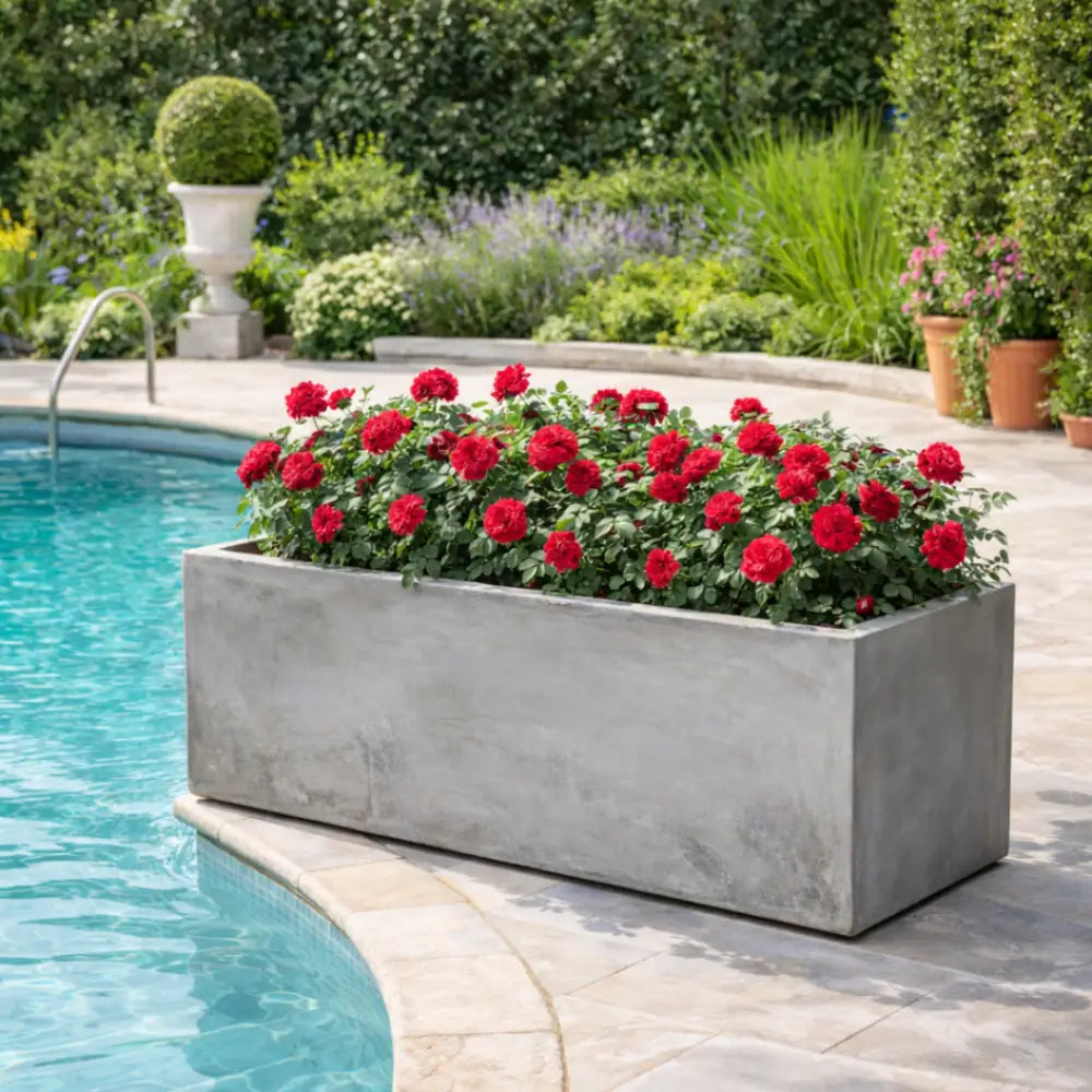 Jardinière xxl béton