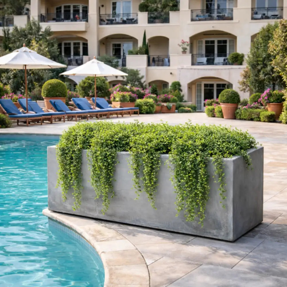 Jardinière xxl béton