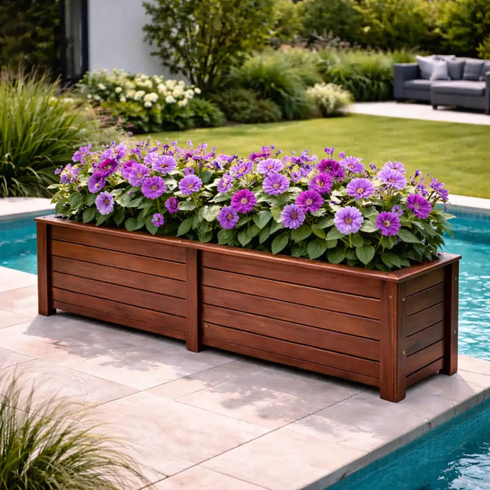 Jardinière xxl bois