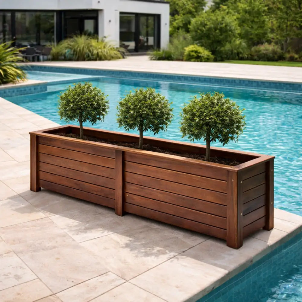 Jardinière xxl bois
