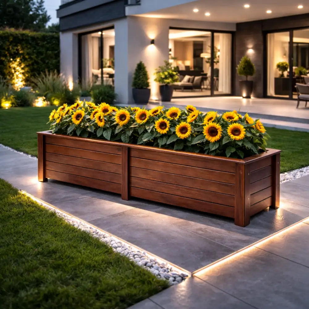 Jardinière xxl bois