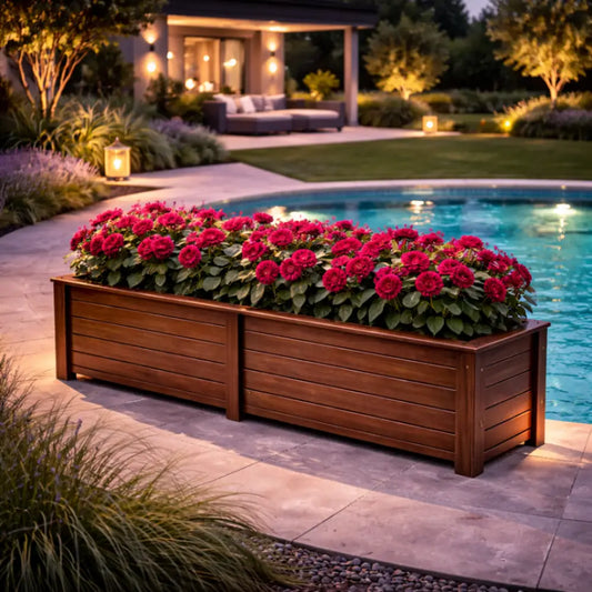 Jardinière xxl bois