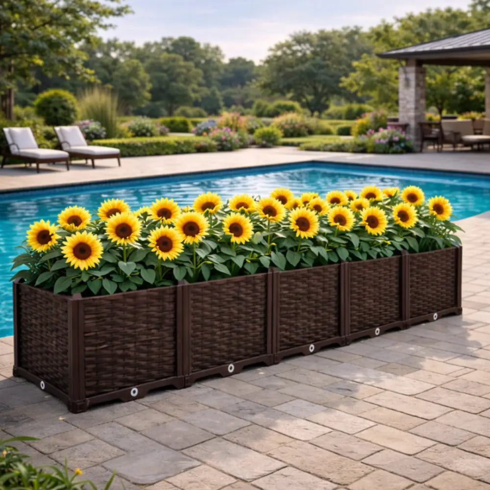 Jardinière xxl plastique