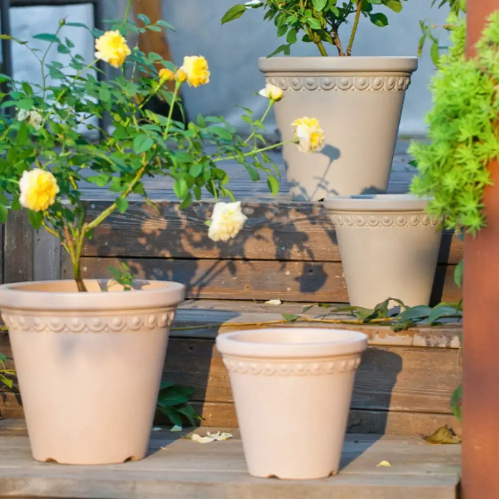 Lot pot de fleur plastique