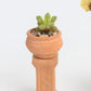 Mini pot de fleur en terre cuite