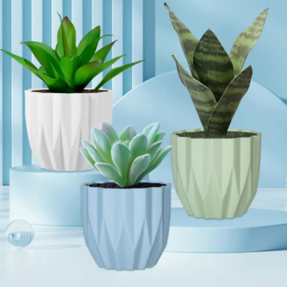 Mini pot de fleur plastique