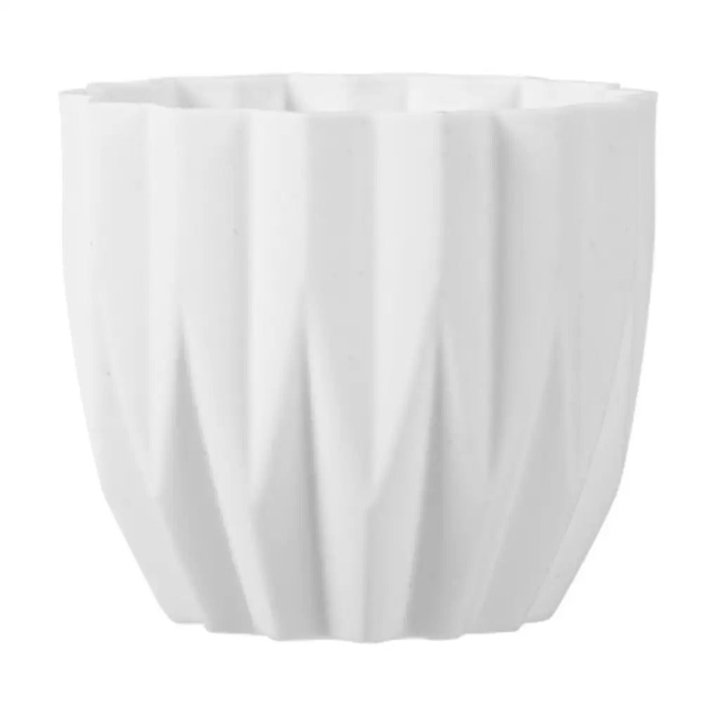 Mini pot de fleur plastique - Blanc