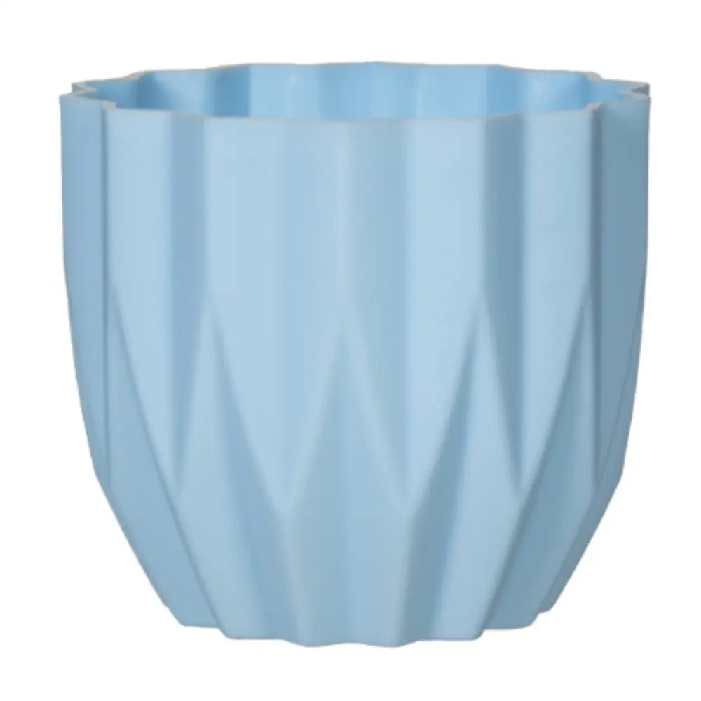 Mini pot de fleur plastique - Bleu