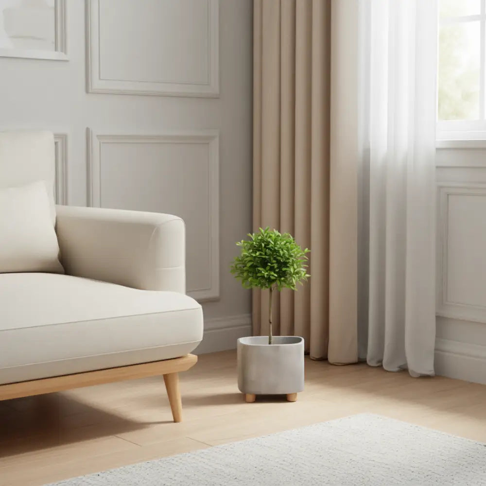 Petit pot de fleur carré