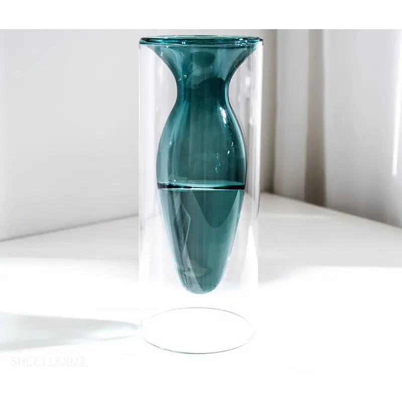 Petit vase en verre - Bleu clair