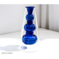 Petit vase en verre - Bleu saphir