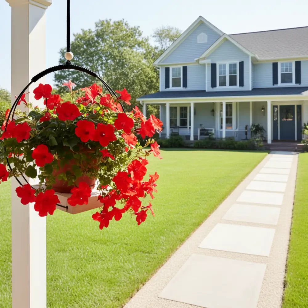 Porte plante à suspendre - Noir