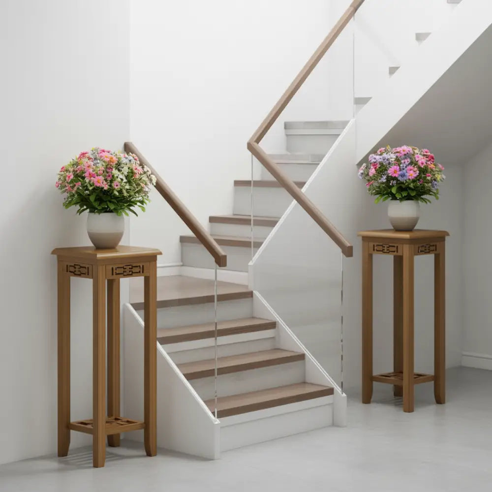 Porte plante bambou vintage