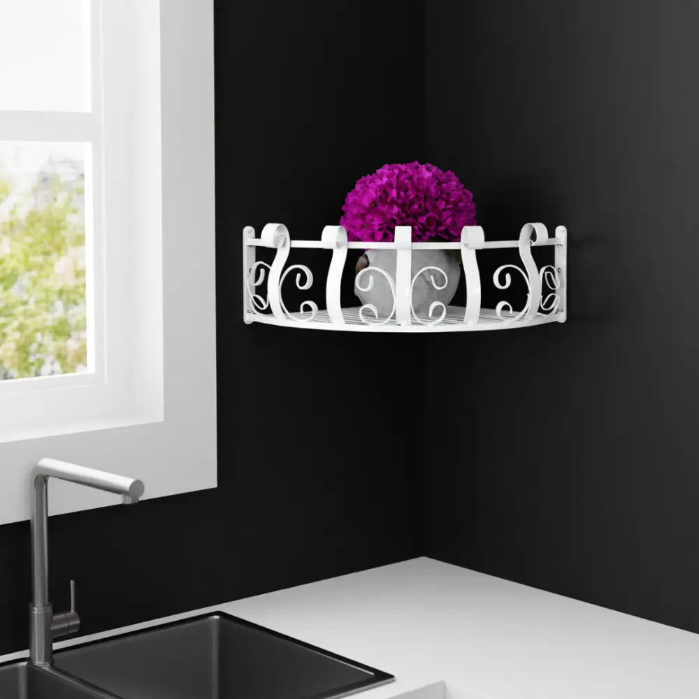 Porte plante d’angle - Blanc