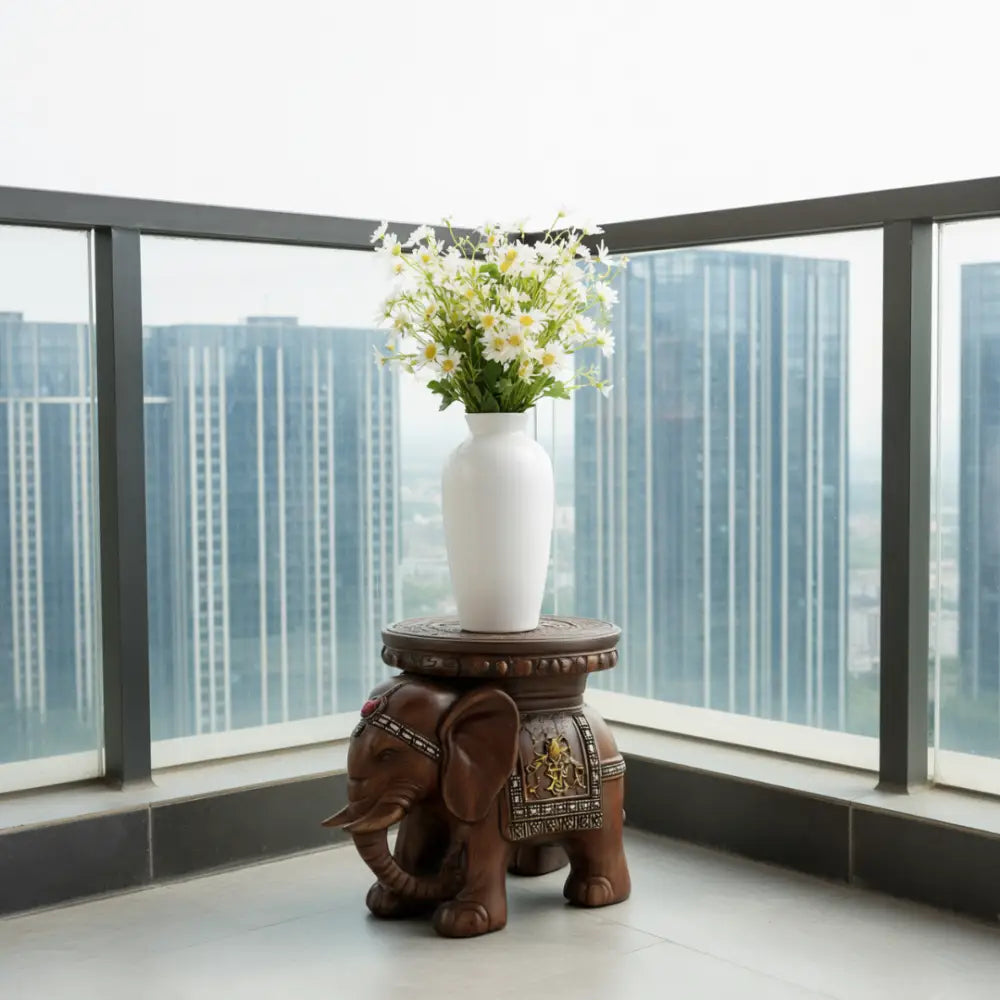 Porte plante elephant