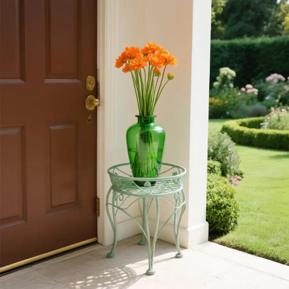 Porte plante en fer forgé ancien