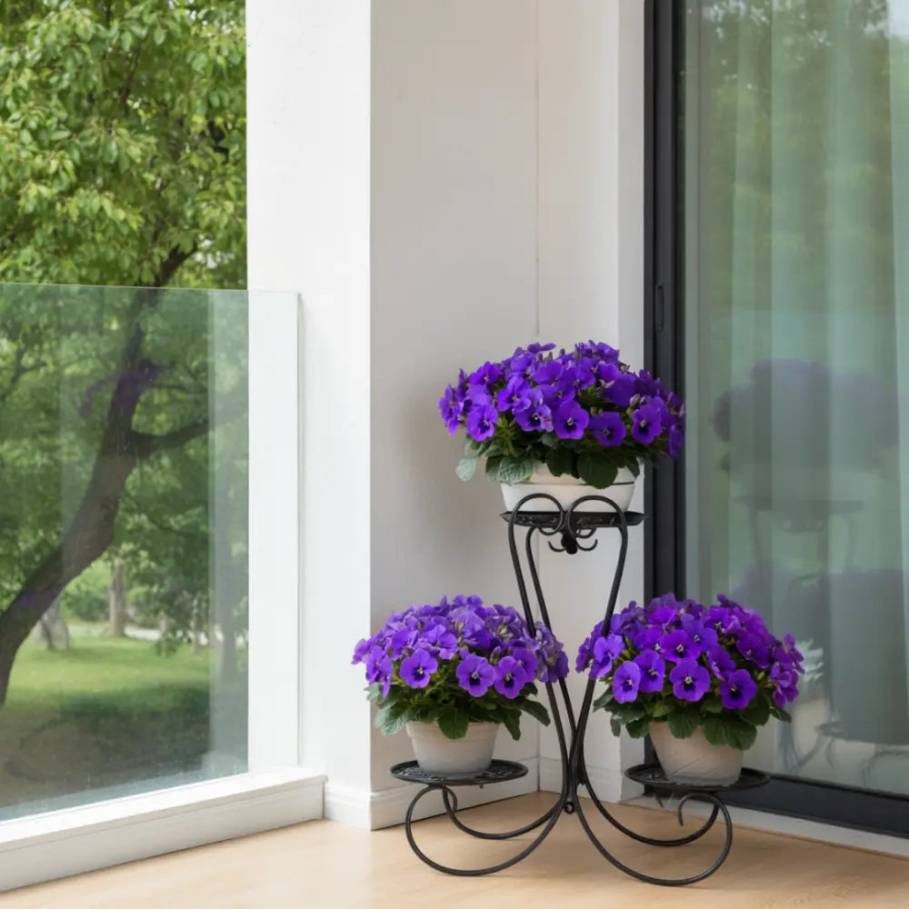 Porte plante fer forgé pas cher