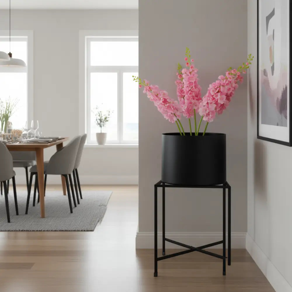 Porte plante metallique