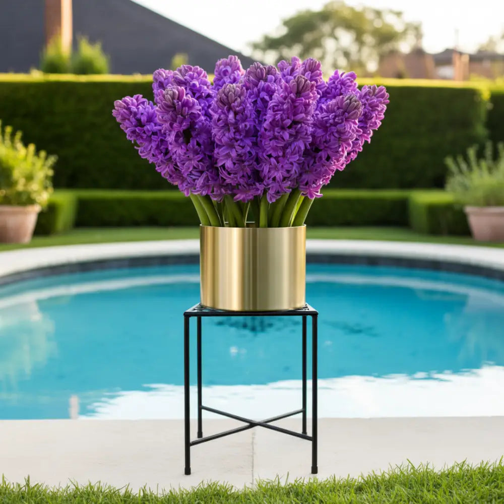 Porte plante metallique