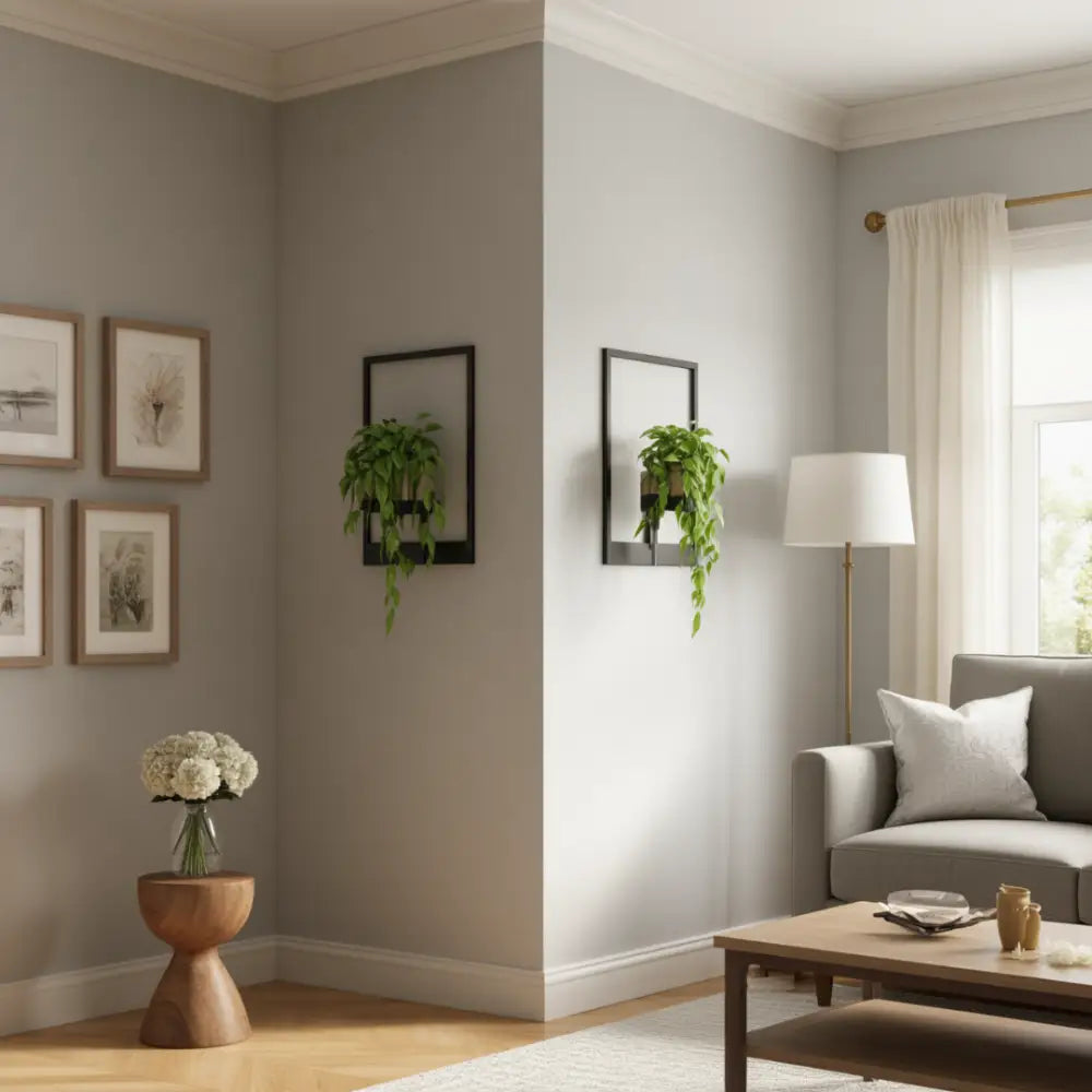 Porte plante mural intérieur - Rectangulaire