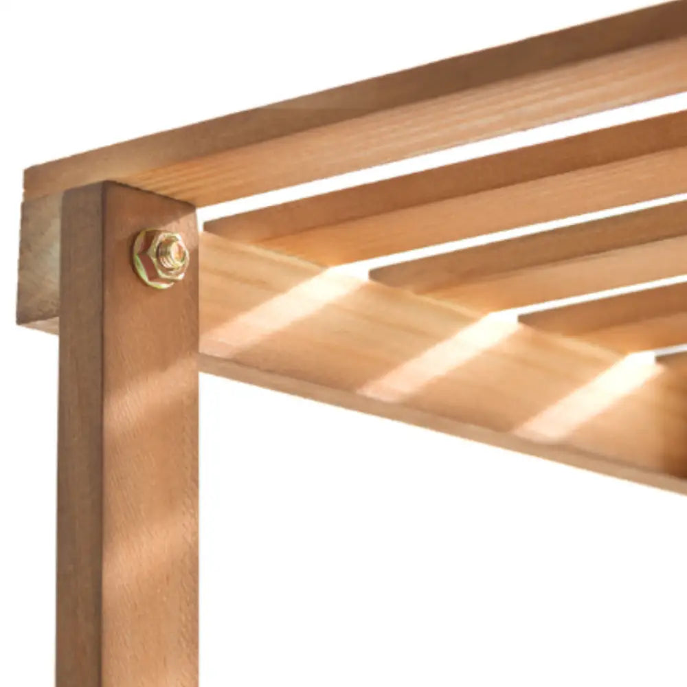 Porte plante original en bois