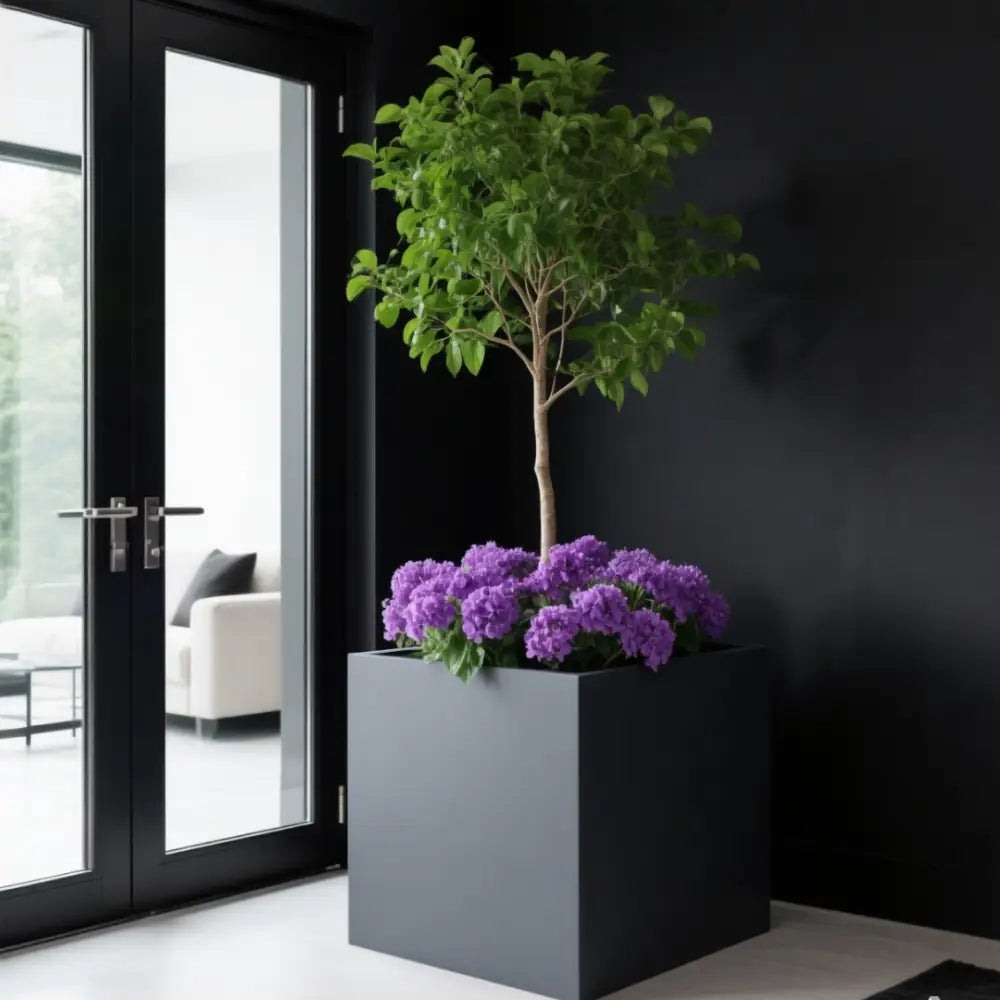 Pot de fleur carré 100x100