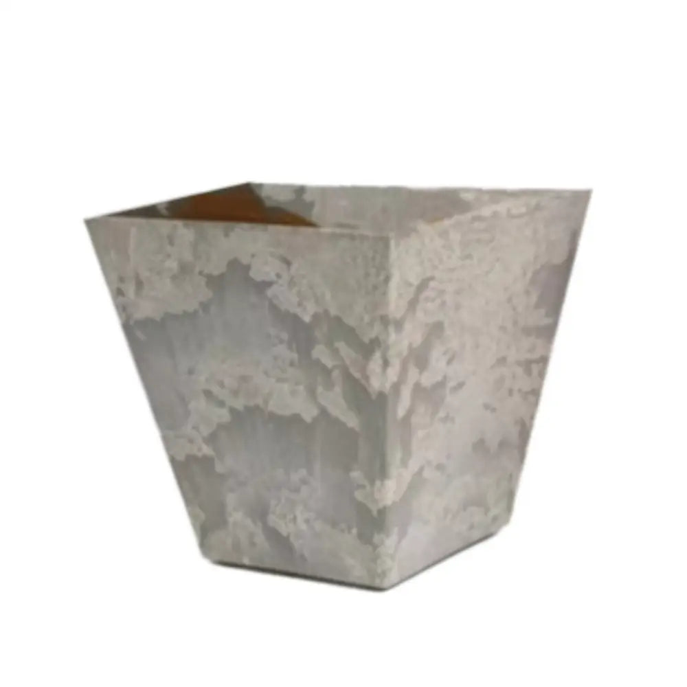 Pot de fleur carré 25x25 - Couleur bois ciment