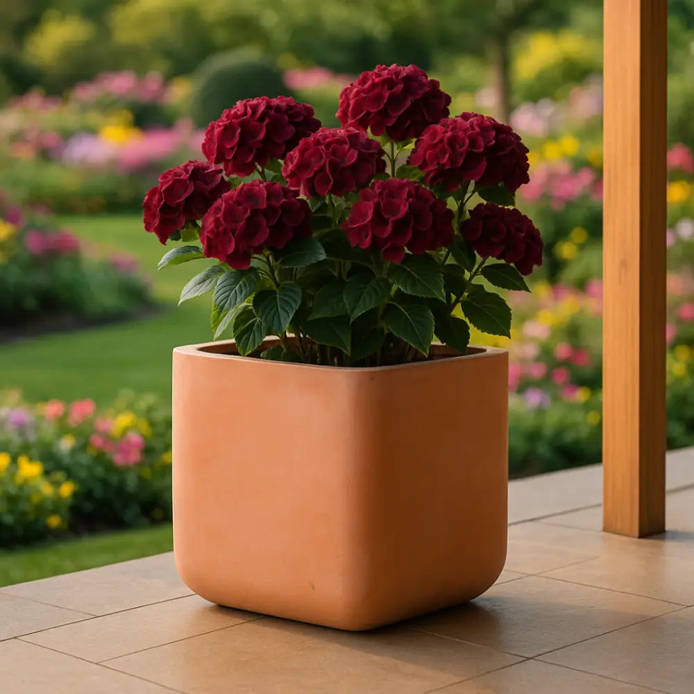 Pot de fleur carré grande taille