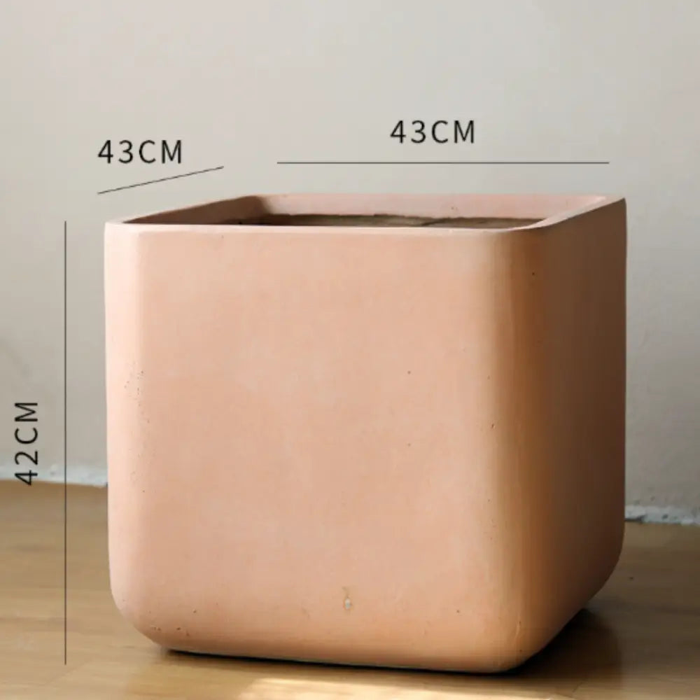 Pot de fleur carré grande taille