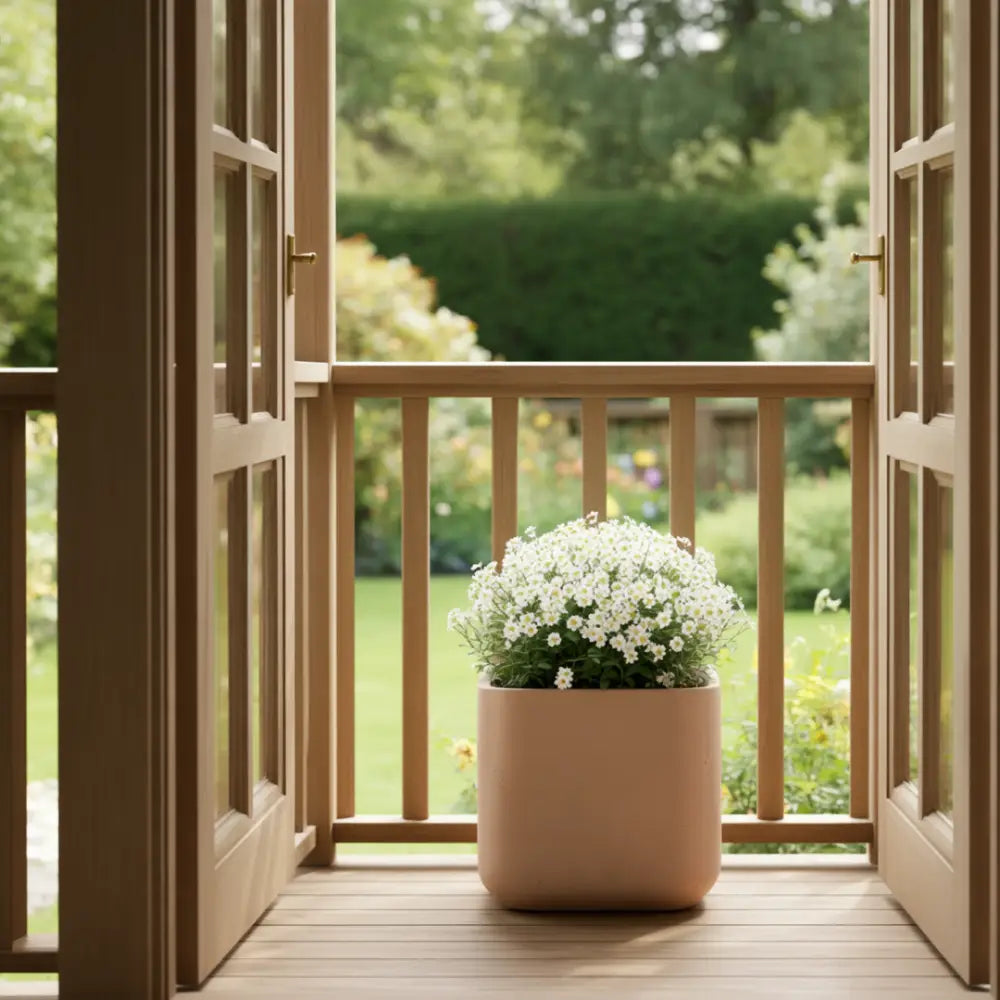 Pot de fleur carré grande taille