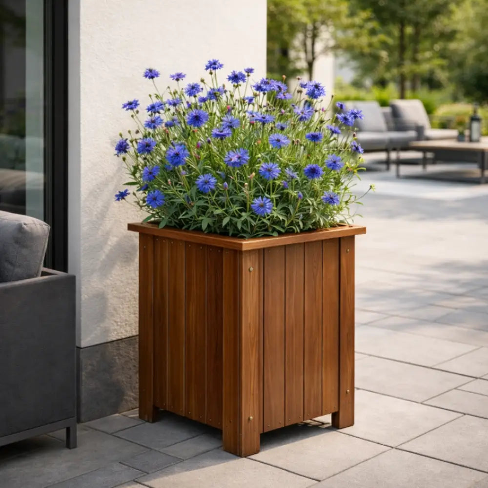 Pot de fleur carré hauteur 70 cm