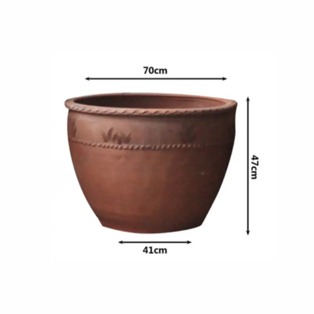 Pot de fleur diamètre 70 cm terre cuite