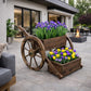 Pot de fleur en bois exterieur