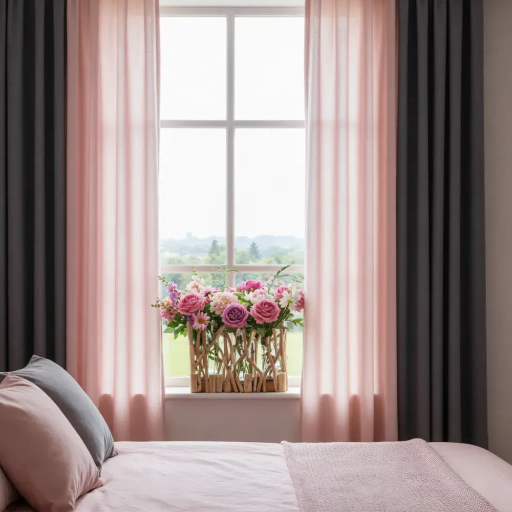 Pot de fleur en bois flotté