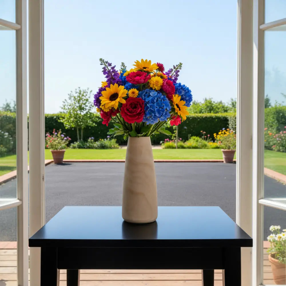 Pot de fleur en bois pas cher